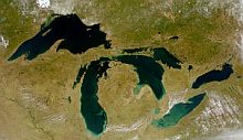 400px great lakes from space