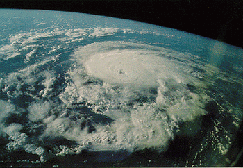 an atlantic ocean hurricane