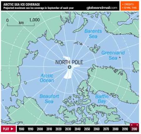 arctic ice at tipping point