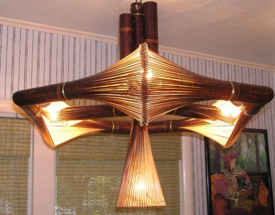 bamboo chandelier bamboo chandelier