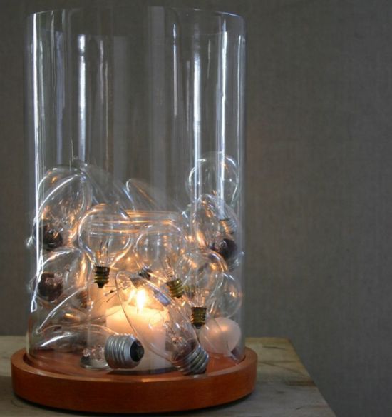 light bulb sculpture