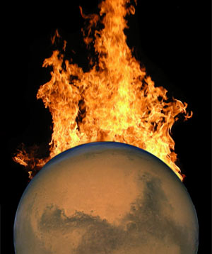 burning earth