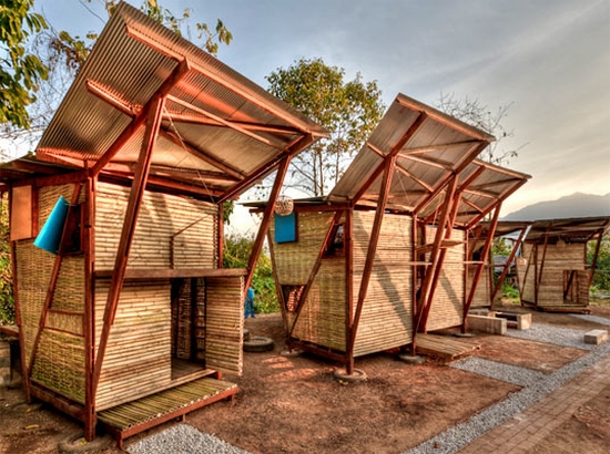 butterfly bamboo house