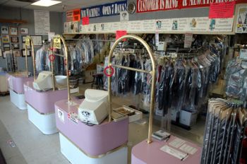 dry cleaning laundry