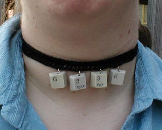 geek necklace