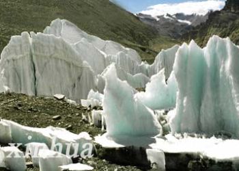 global warming is melting tibetan glaciers 9