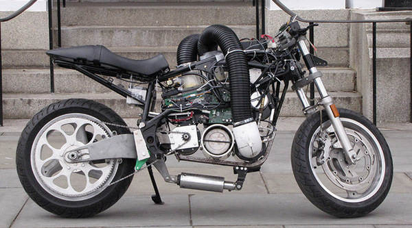 Hydrogen-Powered Motorcycle