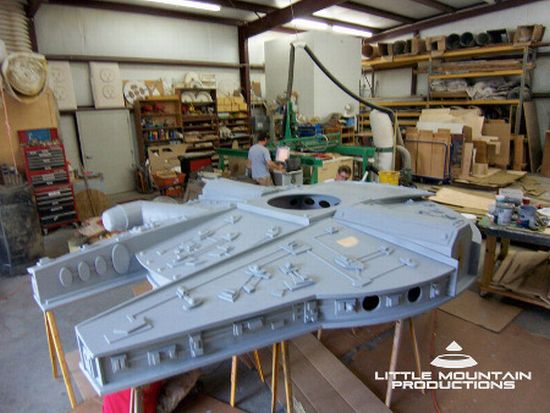millennium falcon play fort for make a wish founda millennium falcon play fort for make a wish founda