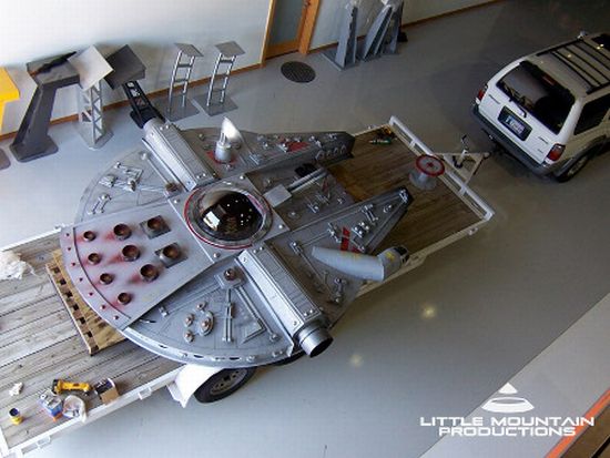 millennium falcon play fort for make a wish founda millennium falcon play fort for make a wish founda