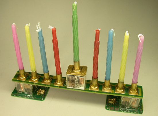 recycled circuit board hannukah menorah geekery 1 recycled circuit board hannukah menorah geekery 1
