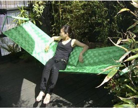 recycled seatbelts hammock 2