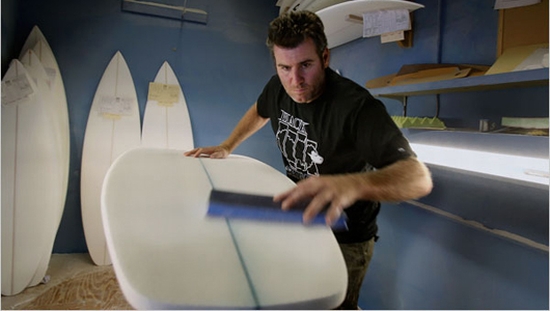 recycled surfboards