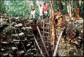 ruins of maya royalty