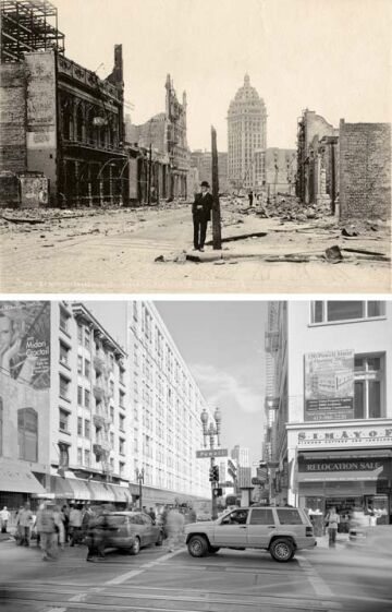 san francisco after the ruins and now