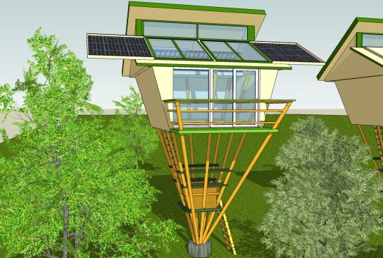 self sufficient eco friendly bamboo tree house 581 self sufficient eco friendly bamboo tree house 581