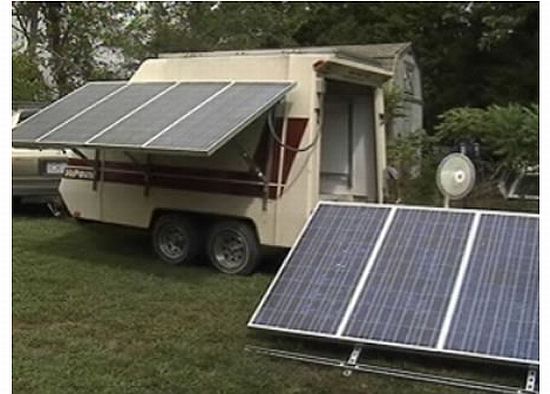 solar powered mobile help unit
