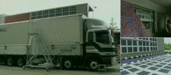 solar powered truck