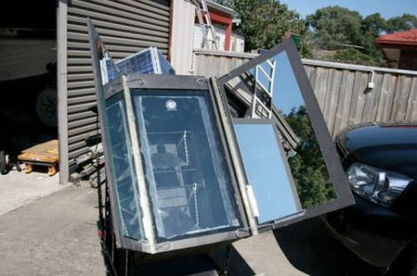 How to build a solar oven with automatic sun tracking - Green Diary 