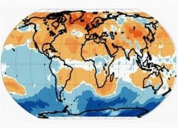 subtropics warming map