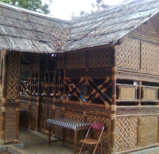 sundanese house made from bamboo sundanese house made from bamboo