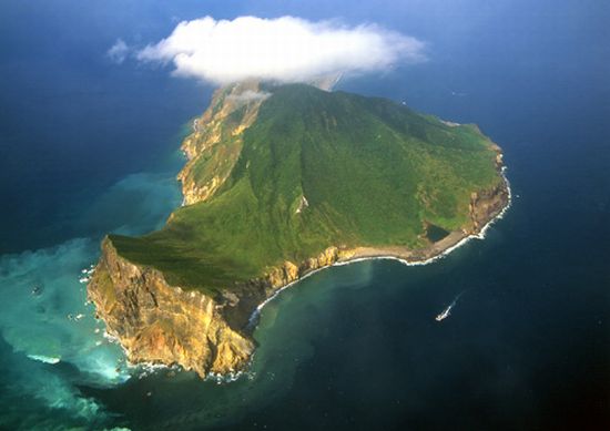 turtle island in toucheng in yilan county of china