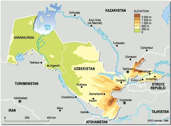 uzbekistan topographic map 001 feMCv 16834