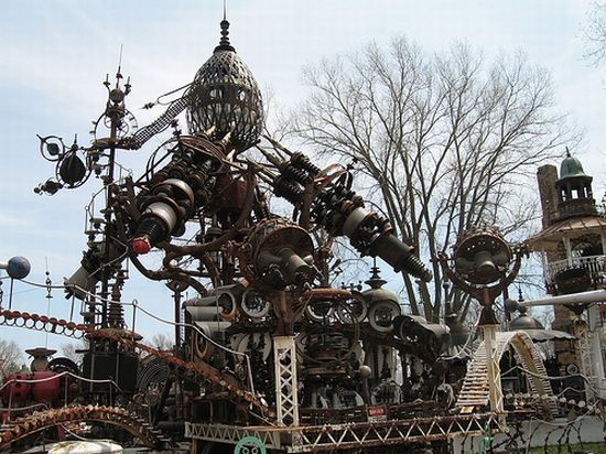 worlds largest scrap metal sculpture by dr