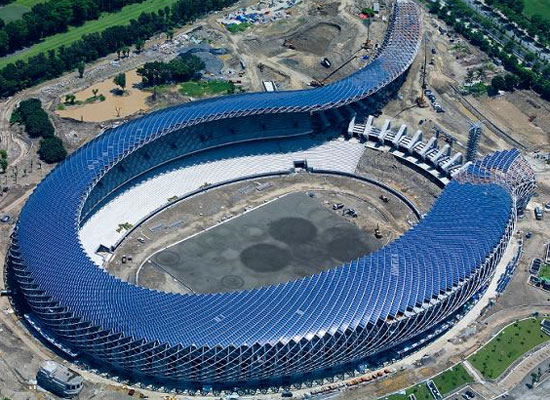 worlds largest solar stadium