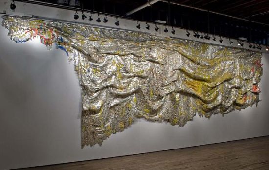 anatsui recycled art