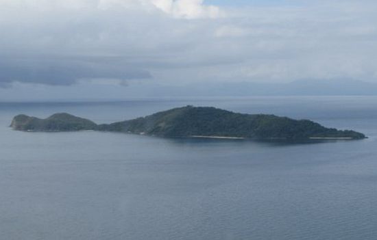 crocodile shaped island