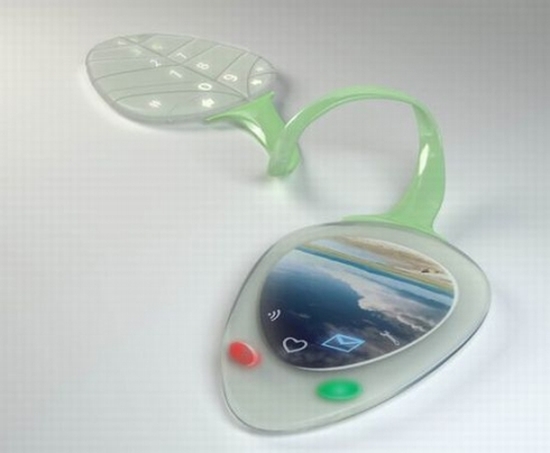 leaf phone concept leaf phone concept