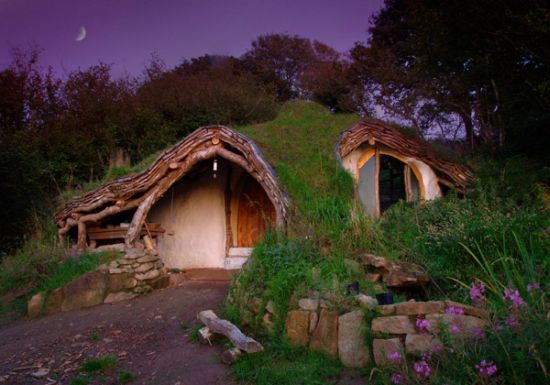 low impact woodland house wales uk 1