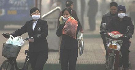 pollution leading to respiratory problems