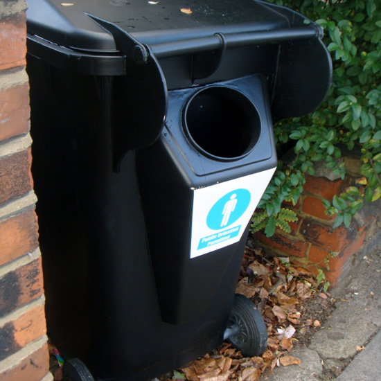 wheelie bin urinal 2