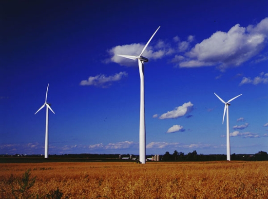 wind turbines