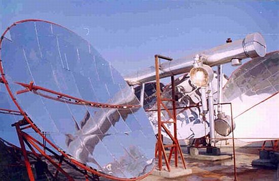 worlds largest solar cooking system
